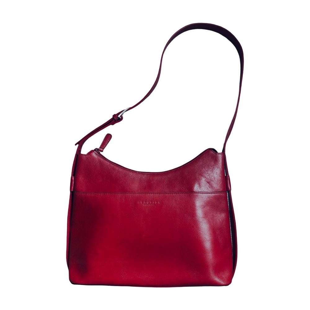 🍓Kenneth Cole Reaction Y2K Leather Shoulder Bag in Strawberry